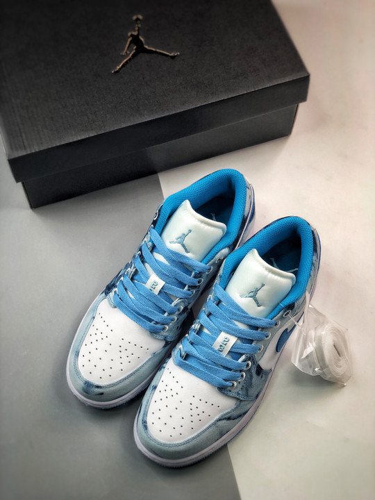 Air jordan 1 low washed denimwhite/dutch blue dm8947-100