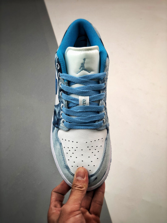 Air jordan 1 low washed denimwhite/dutch blue dm8947-100