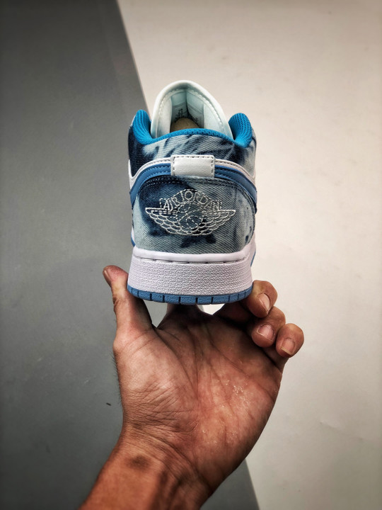 Air jordan 1 low washed denimwhite/dutch blue dm8947-100