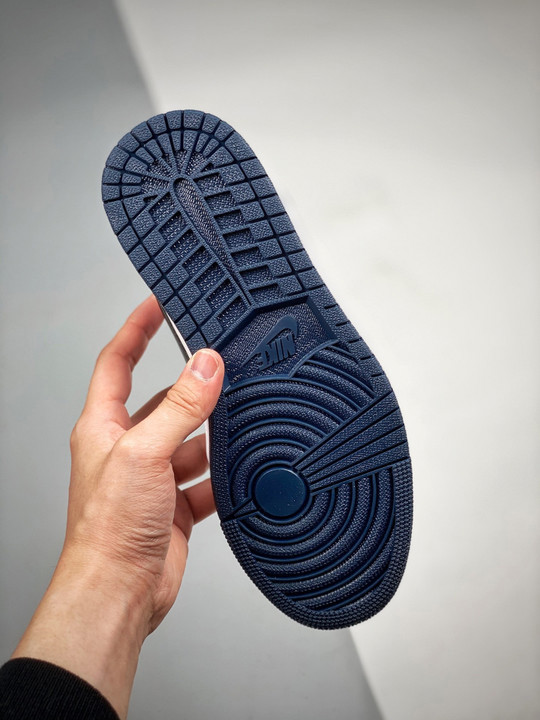 Air jordan 1 low white/dark teal-black