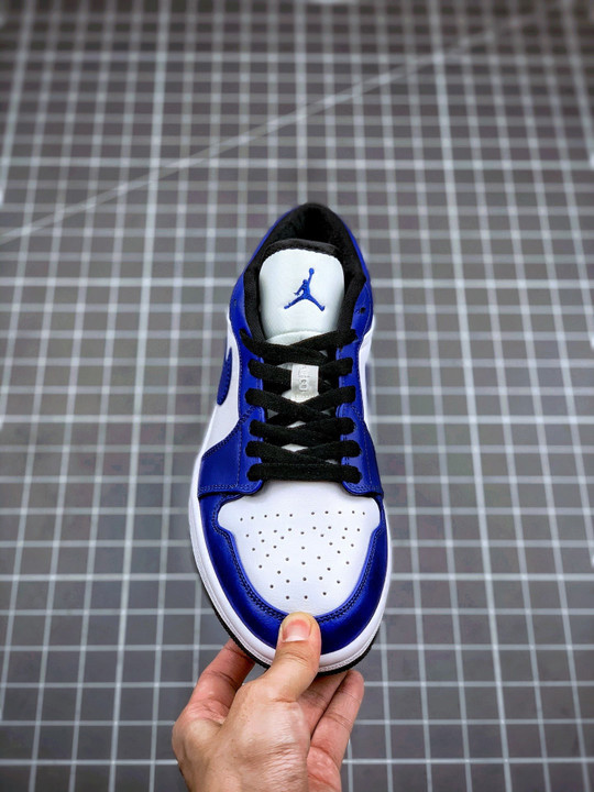 Air jordan 1 low white/game royal-black