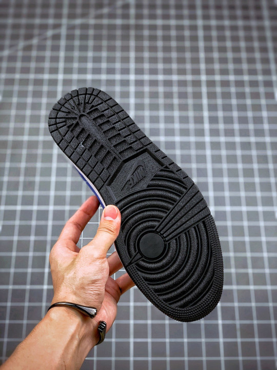 Air jordan 1 low white/game royal-black