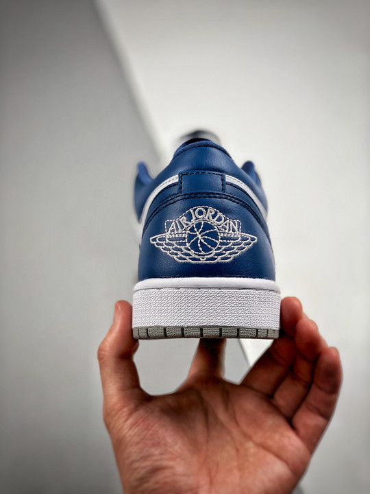 Air jordan 1 low white grey blue dc0774-042