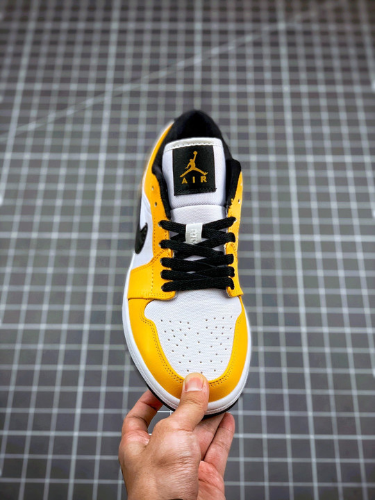 Air jordan 1 low white/laser orange-black