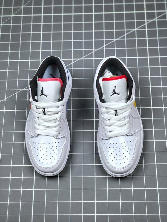Air jordan 1 low white multi