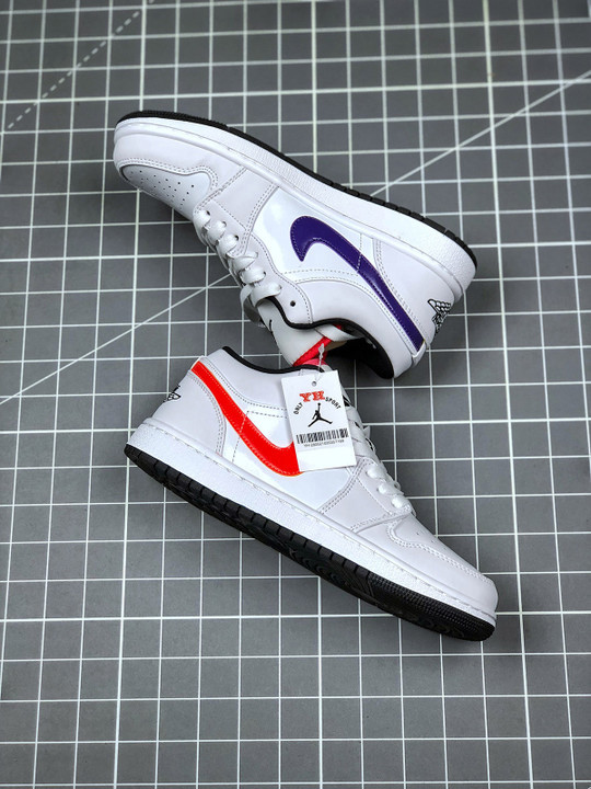 Air jordan 1 low white multi