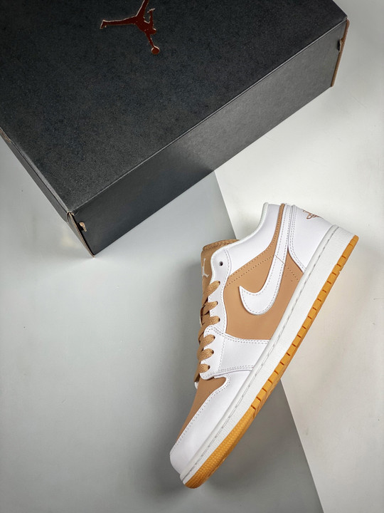Air jordan 1 low white tan gum dn6999-100