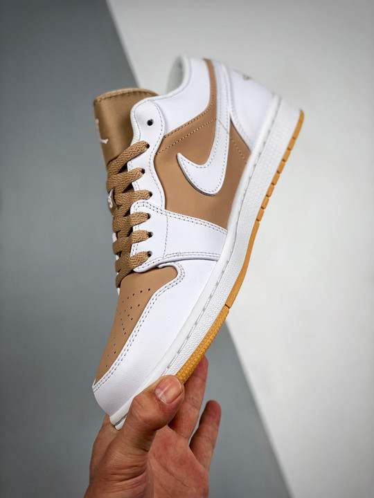 Air jordan 1 low white tan gum dn6999-100