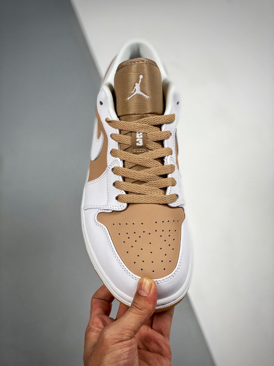 Air jordan 1 low white tan gum dn6999-100