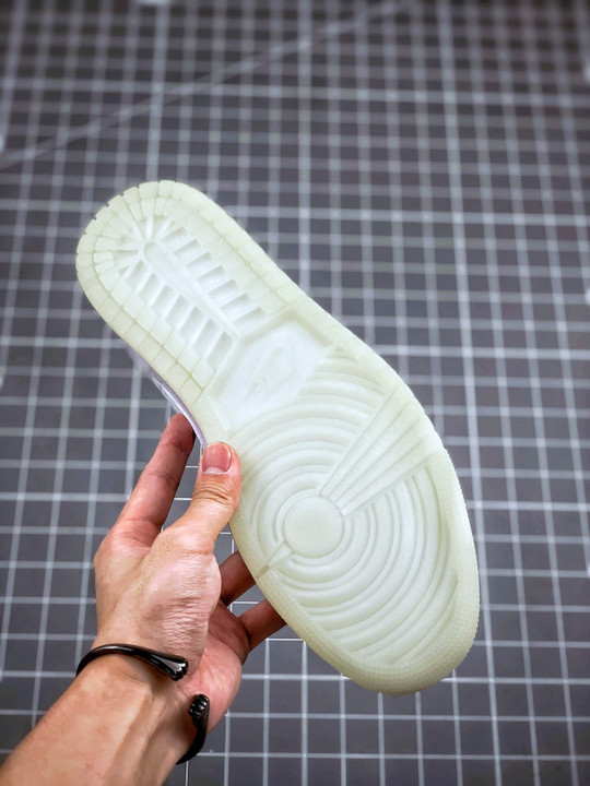 Air jordan 1 low white/white/metallic silver