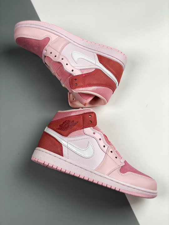 Air jordan 1 low wmns digital pink/white-pink foam-sail