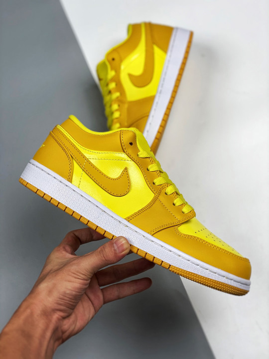 Air jordan 1 low yellow gold dc0774-700