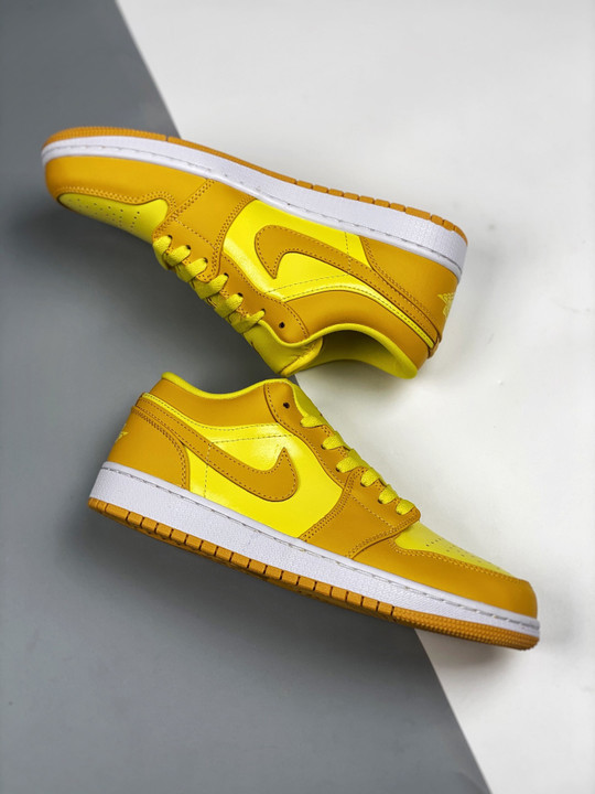 Air jordan 1 low yellow gold dc0774-700