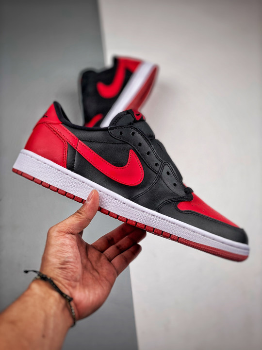 Air jordan 1 retro low bred black/varsity red 705329-001