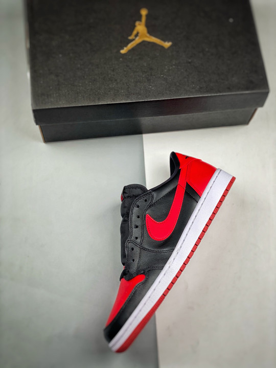 Air jordan 1 retro low bred black/varsity red 705329-001