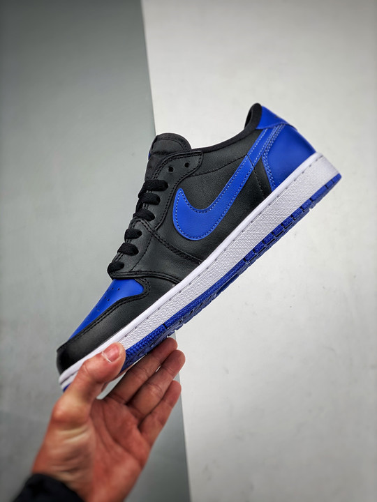 Air jordan 1 retro low og black/varsity royal-sail 705329-004