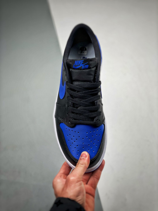 Air jordan 1 retro low og black/varsity royal-sail 705329-004