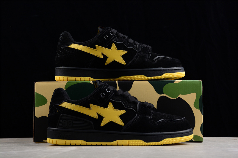 Bape sk8 sta to nigo black/blackyellow