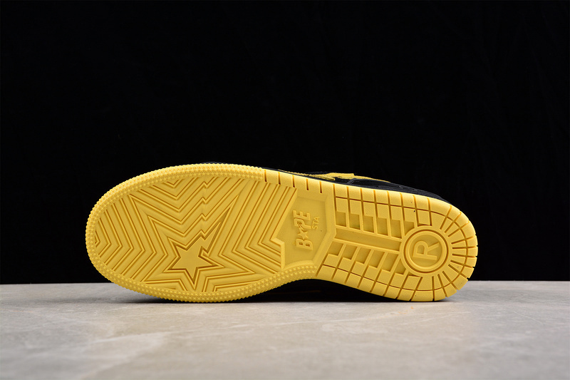 Bape sk8 sta to nigo black/blackyellow