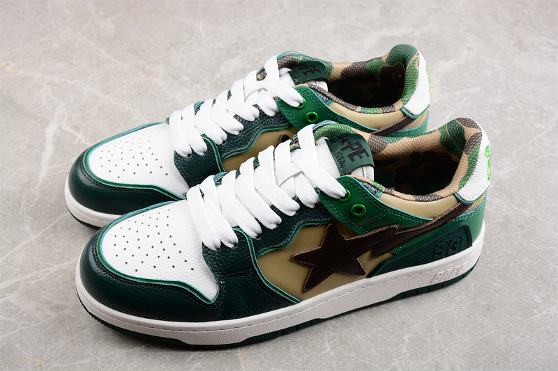 Bape sk8 sta to nigo camouflage/white/black