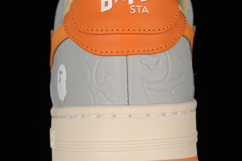 Bape sta low brownlight grey/white-orange