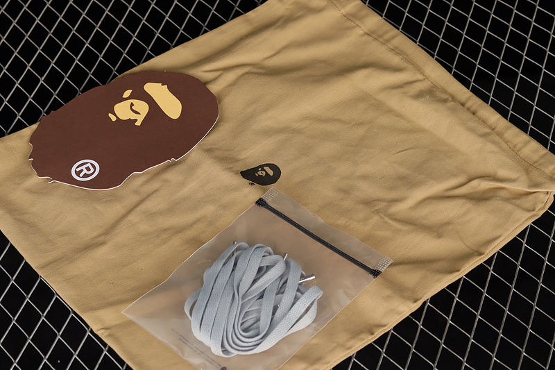 Bape sta low brownlight grey/white-orange