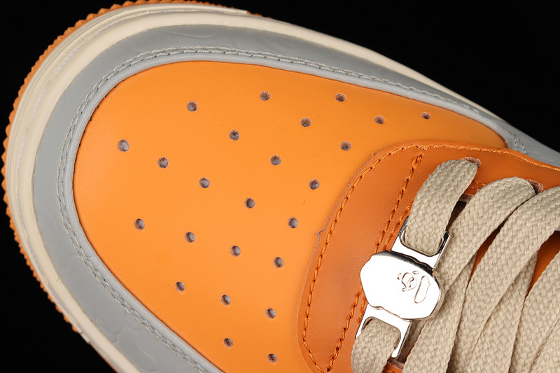 Bape sta low brownlight grey/white-orange