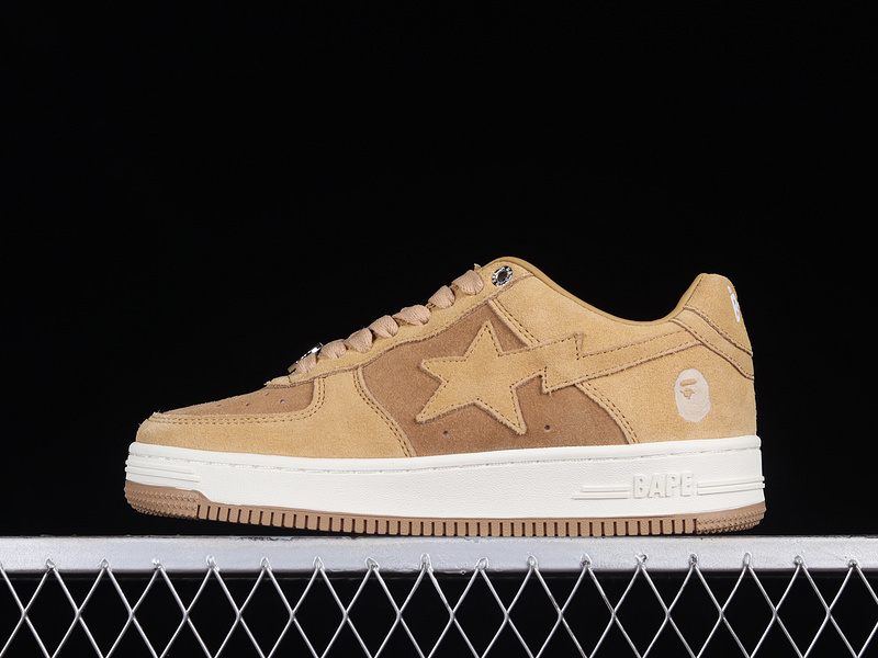 Bape sta tokyo sneakers light brown/brownwhite