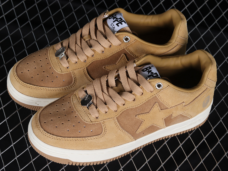 Bape sta tokyo sneakers light brown/brownwhite