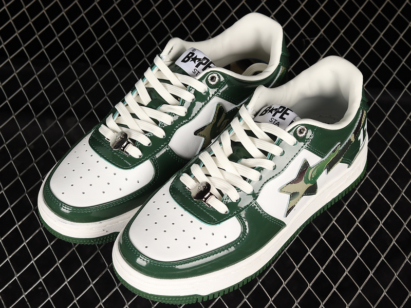 Bape sta tokyo white/green/camouflage