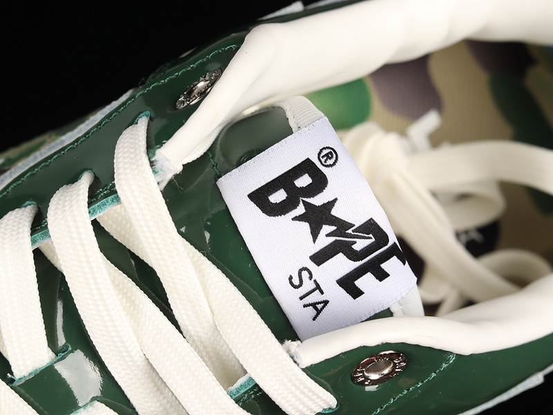Bape sta tokyo white/green/camouflage