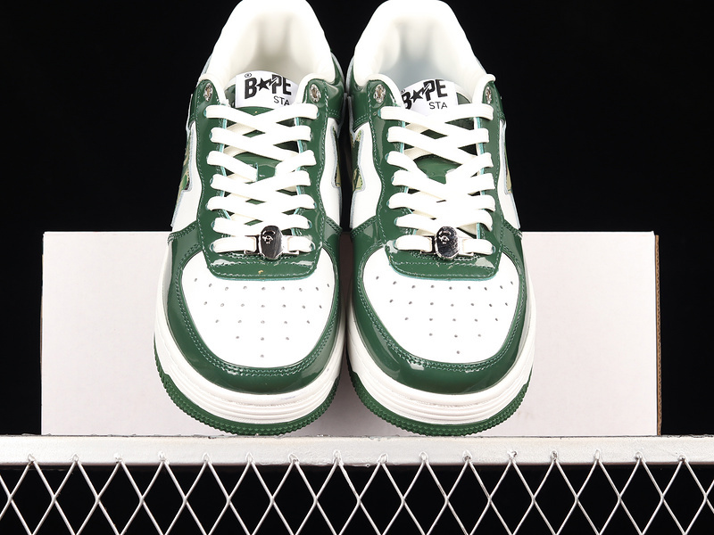 Bape sta tokyo white/green/camouflage