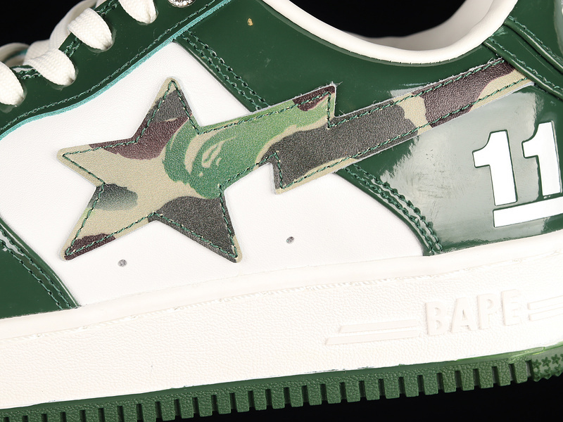 Bape sta tokyo white/green/camouflage