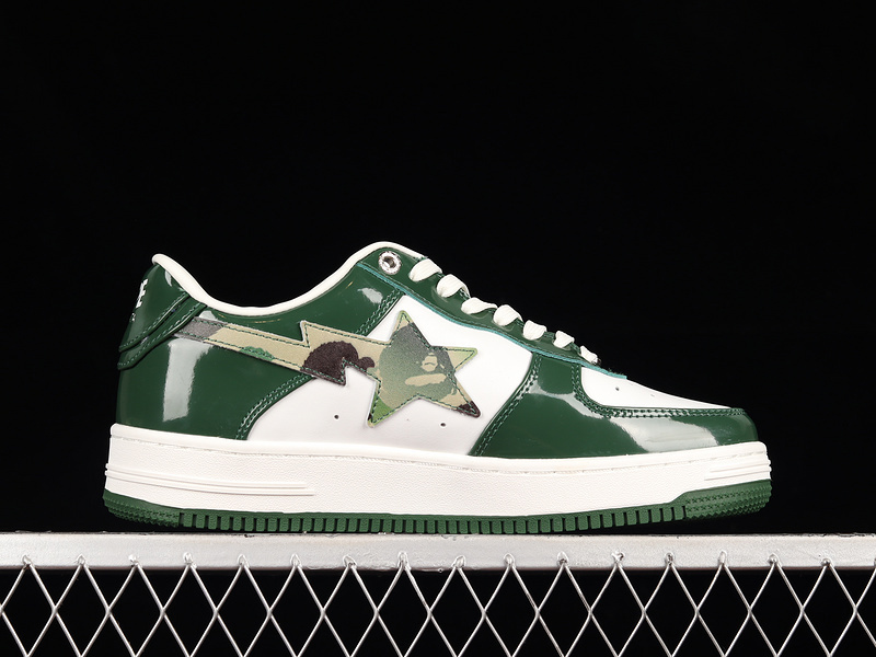 Bape sta tokyo white/green/camouflage