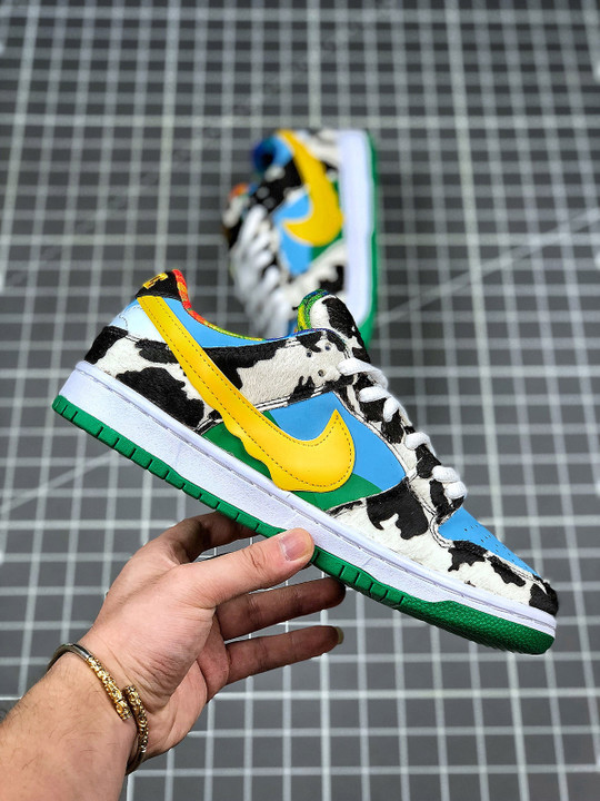 Ben & jerry” s x nike sb dunk low ” chunky dunky” cu3244-100