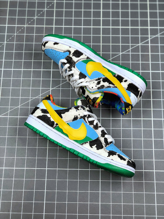 Ben & jerry” s x nike sb dunk low ” chunky dunky” cu3244-100