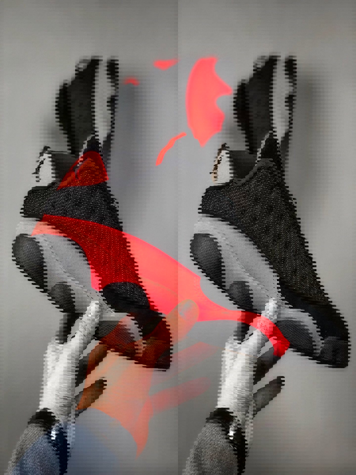 Clot x air jordan 13 low black/infrared 23 at3102-006