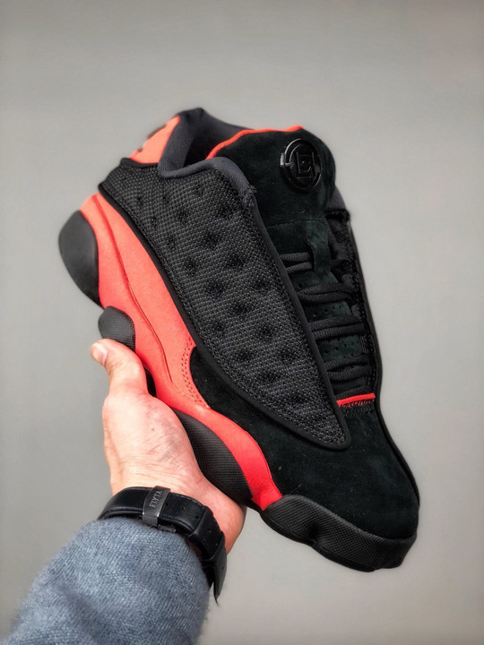 Clot x air jordan 13 low black/infrared 23 at3102-006