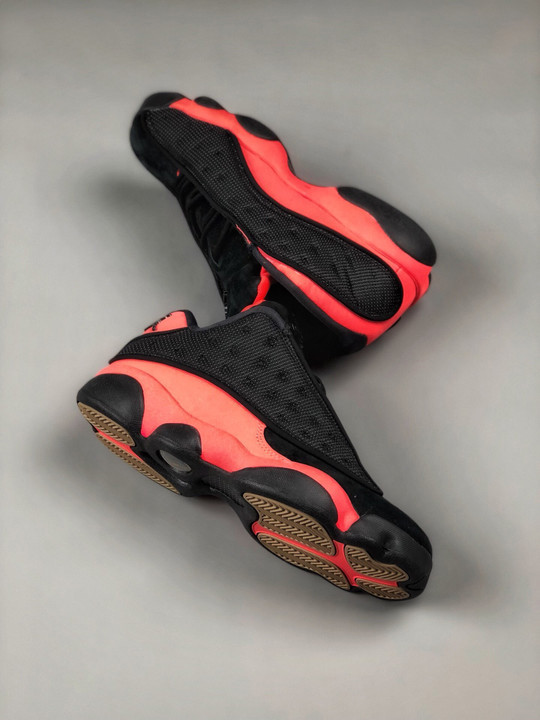 Clot x air jordan 13 low black/infrared 23 at3102-006