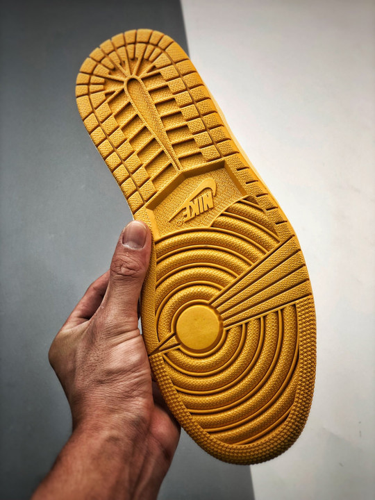 Custom air jordan 1 low white black yellow