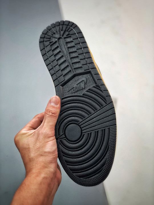 Custom air jordan 1 low white brown