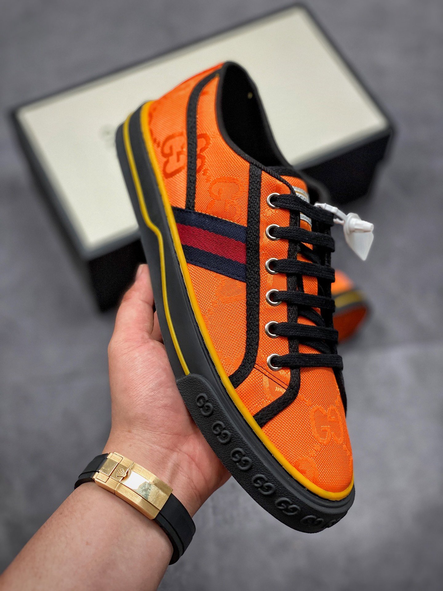 Gucci tennis 1977 gg canvas gt-007udnnau4