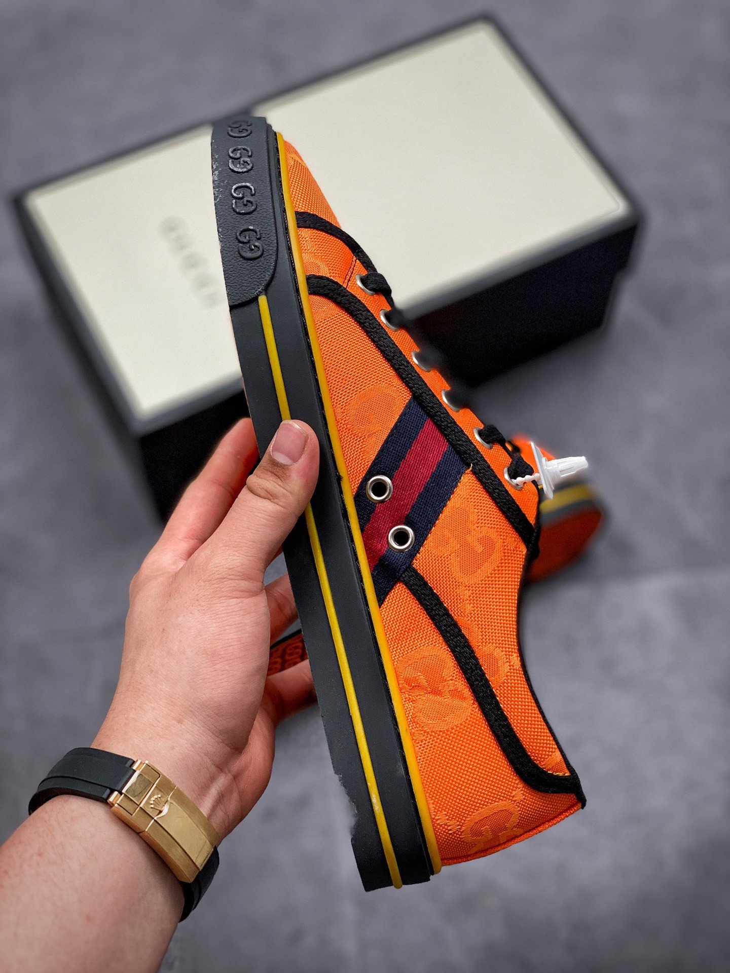 Gucci tennis 1977 gg canvas gt-007udnnau4