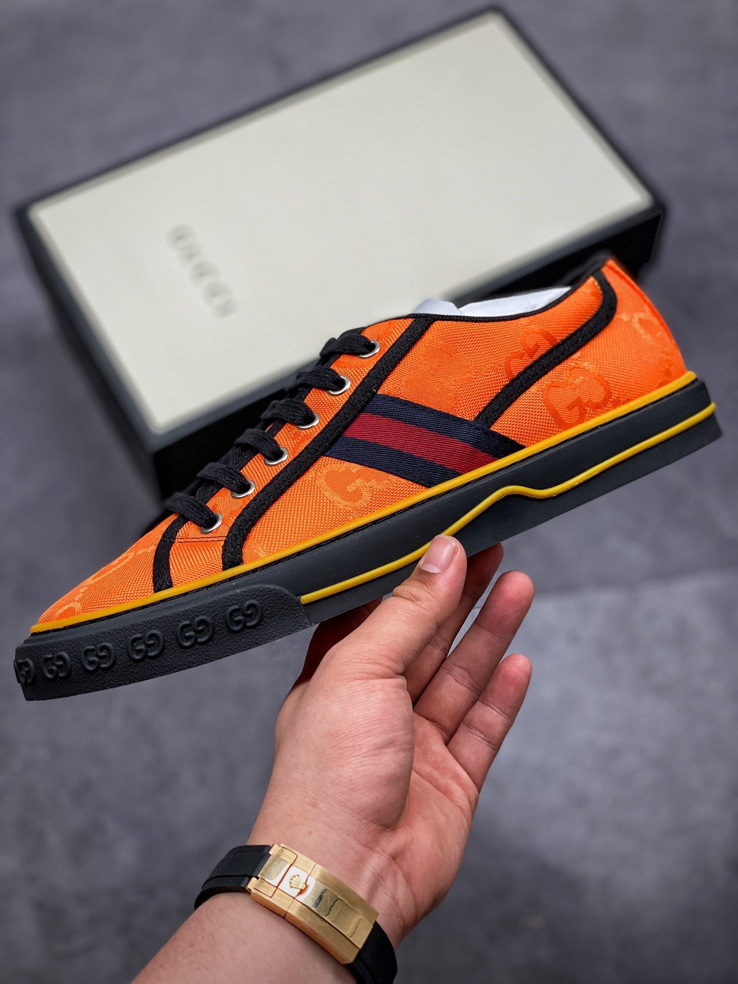 Gucci tennis 1977 gg canvas gt-007udnnau4