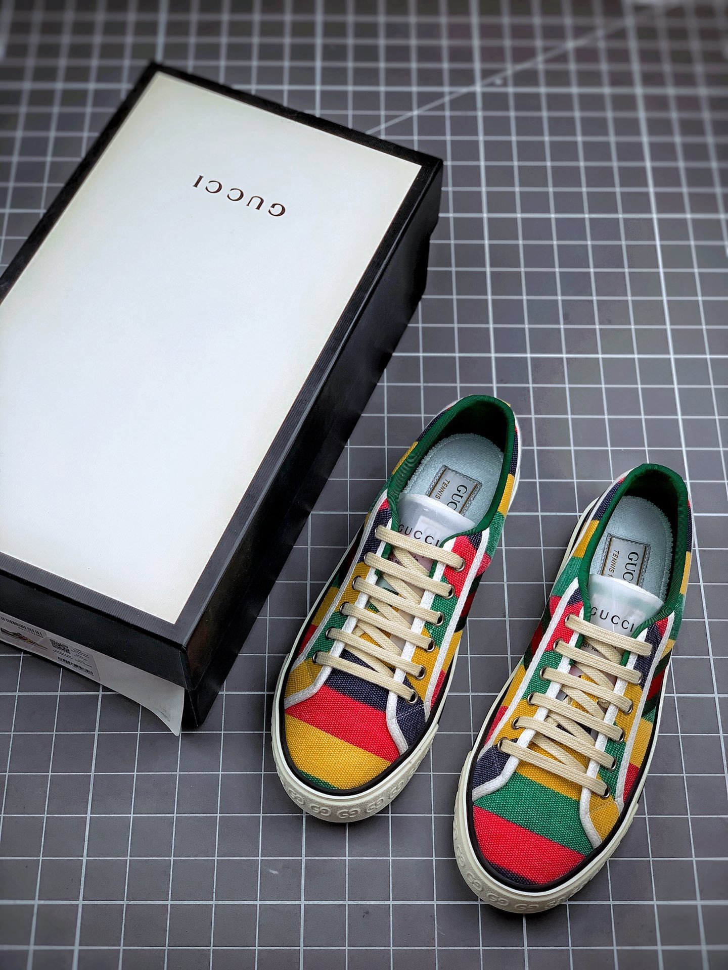 Gucci tennis 1977 gg canvas gt-00arrl7mpy