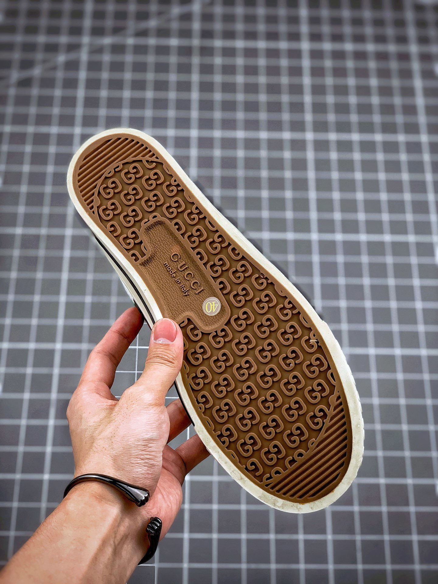 Gucci tennis 1977 gg canvas gt-00arrl7mpy