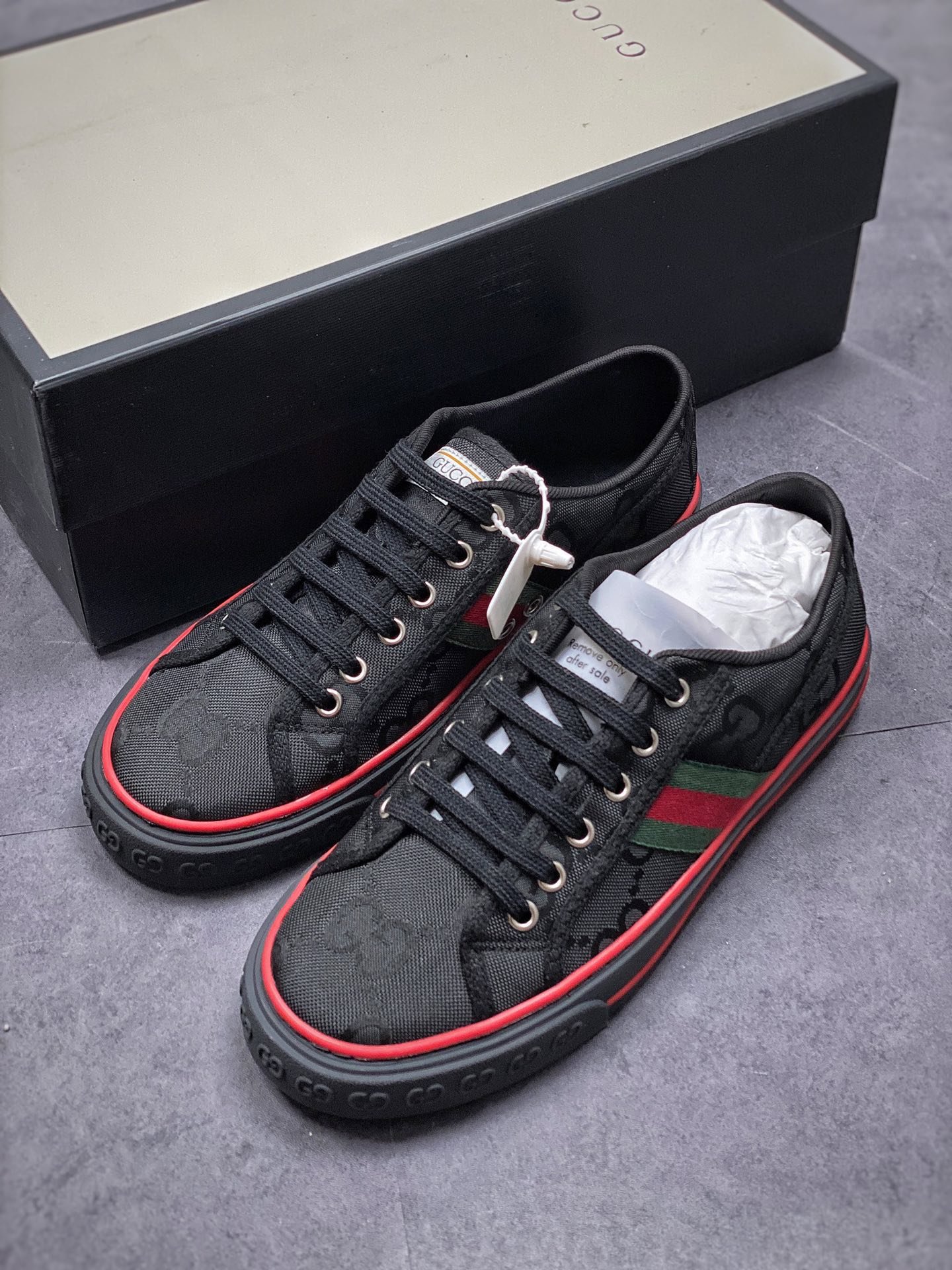 Gucci tennis 1977 gg canvas gt-00bpfseq5o