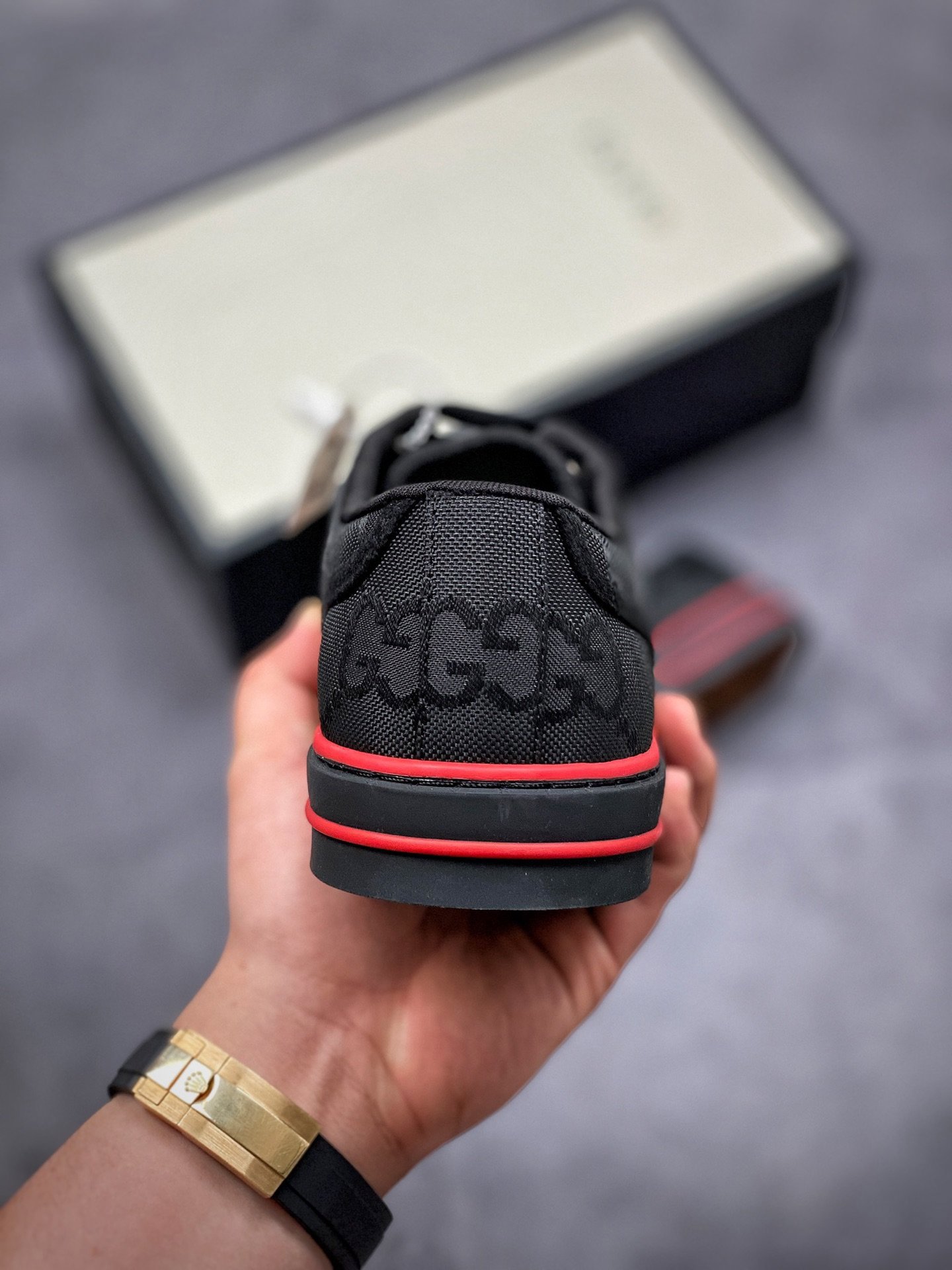 Gucci tennis 1977 gg canvas gt-00bpfseq5o