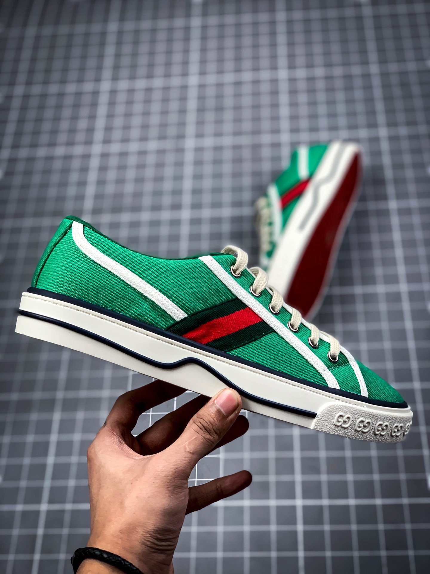 Gucci tennis 1977 gg canvas gt-00bvgbtggk