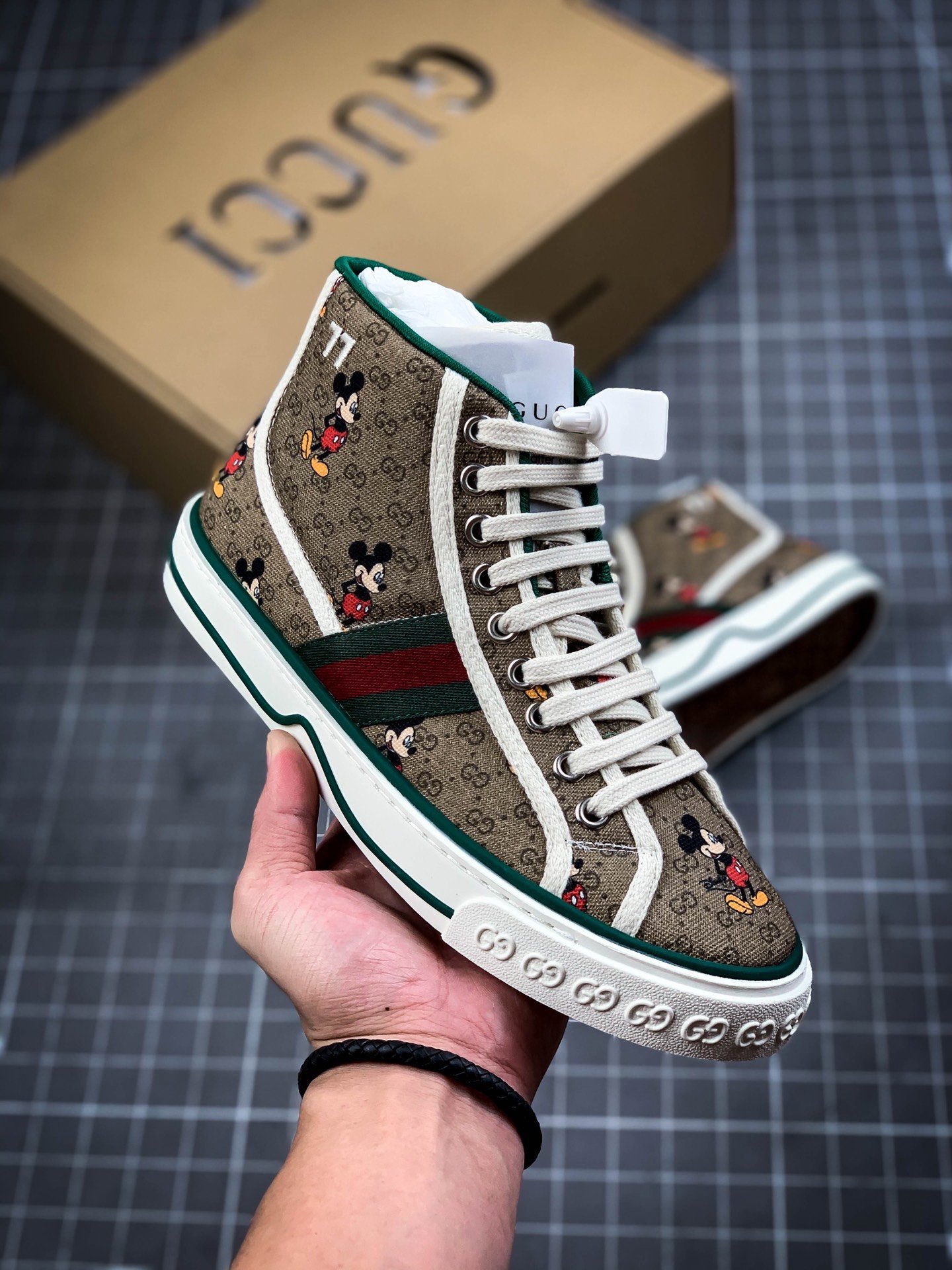 Gucci tennis 1977 gg canvas gt-00e9knwh8h